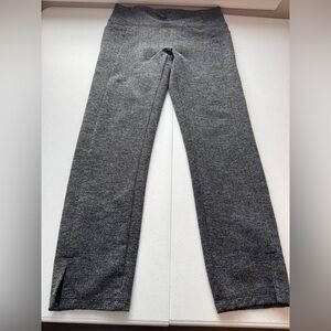 Athleta Black and Gray Herringbone Ponte Pants